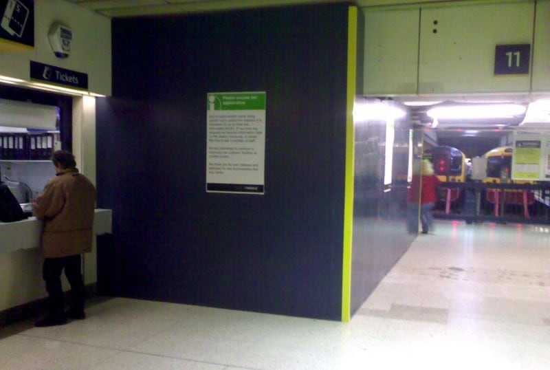 Euston - Ticket Office Hoarding