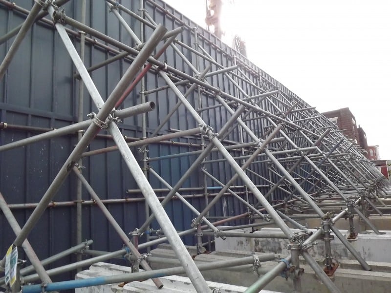 The scaffold matrix behind our hoarding