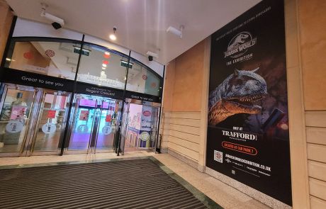 Jurassic World graphics for The Trafford Centre